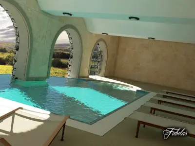 Swimming pool 3D model buy