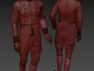 33 Medieval World at War 3D printing figures 3D print model