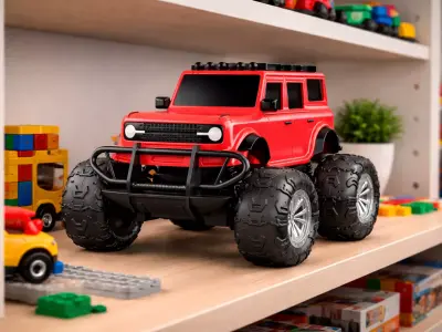 Offroad Monster Truck Vehicle 3D model