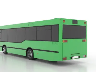 Mercedes-Benz O405NKF Low Low-poly 3D model