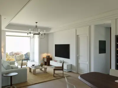 3D Model of Modern Apartment Interior Design 3D model 3D model purchase