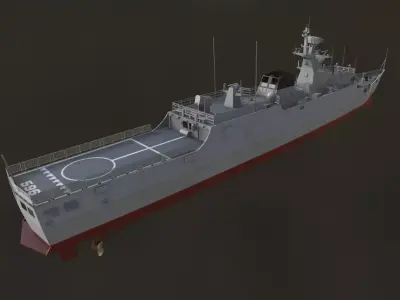 Type 056 Corvette  Jiangdao Class Corvette  3D model