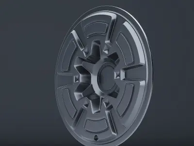 1977 GMC Jimmy Wheels Hub Caps Free low-poly 3D model