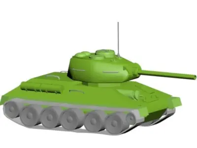  Tank T34 3D model
