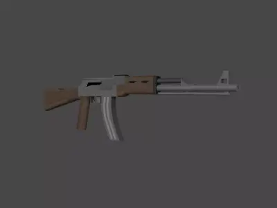 AK-47 rifle Free 3D model buy