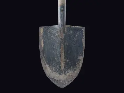 Shovel Realistic Free low-poly 3D model