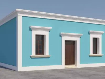 Mexican House  3D model purchase
