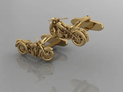 Motor cycle cuffling  3D model