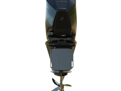 Mercury Racing 450R Outboard Motor 3D model