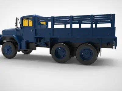 M35 half ton Cargo Truck 3D model
