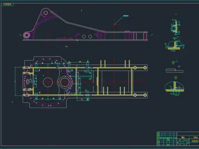 33 tons excavator 3D model