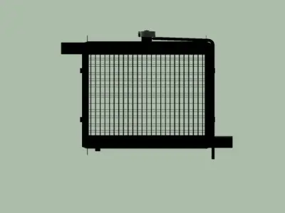 Car Radiator 3D model by cgd