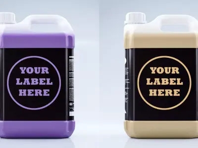 Gallon 3D Model mockup of bottle 3D model