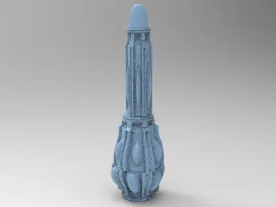 Castle bright moon tower 3 3D model