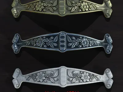 Handles Vol 05 Low-poly 3D model