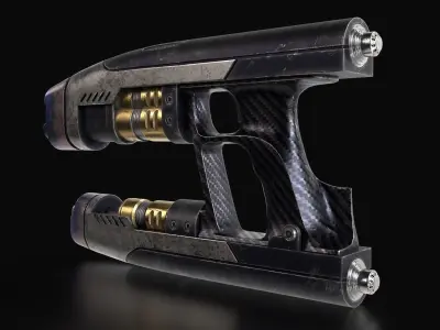 Star-Lord Blaster 3D model