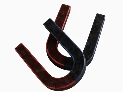 Magnet 02 Low-poly 3D model