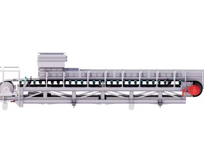 ME-Feeder-Belt Low-poly 3D model