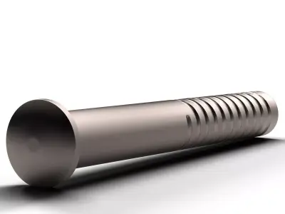 Dome Bolt Low-poly 3D model