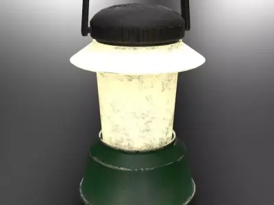 Militarry Lamp Free 3D model