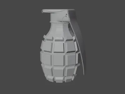 Hand grenade  Free 3D model purchase
