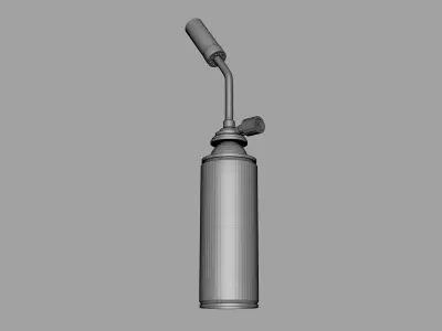 Portable Gas Burner- 3D model 3D model