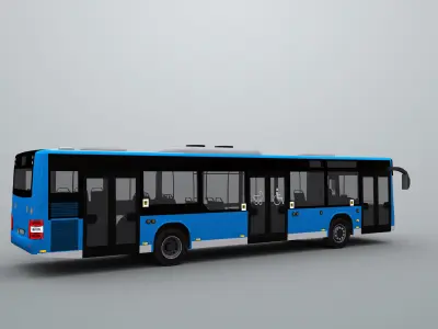 MAN Lion City Euro 6 Low-poly 3D model