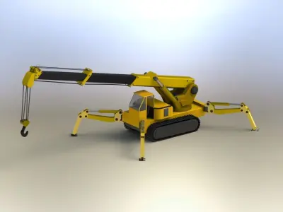 Crane 3D model get