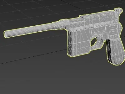 Mauser - German WW2 Weapon Low-poly 3D model