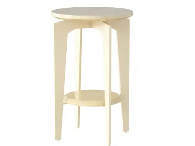 Bedside Table Collection Low-poly 3D model