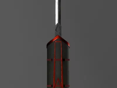 HiddenBlade Low-poly 3D model