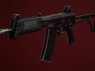 IWI Galil MAR Low-poly 3D model