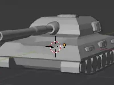 Low poly Tank Low-poly 3D model from CGTrader - Low-poly