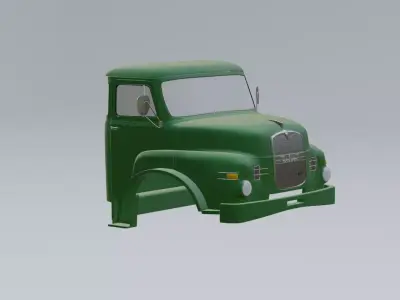 MAN 13 230 HKA 1968 TRUCK 3D print model