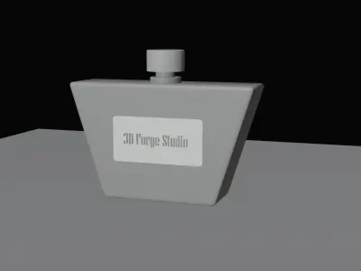 perfume 3d model Low-poly 3D model