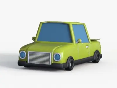 Cartoon Car Free 3D model