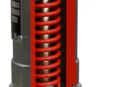 Thread Safety Valve 3D model