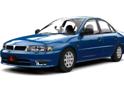 MITSUBISHI SIGNO MK4  Low-poly 3D model