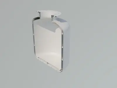 Dewar pressurized container Low-poly 3D model