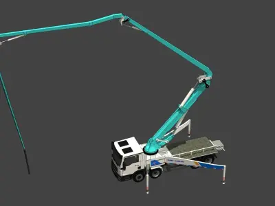 Pump Truck 3D model