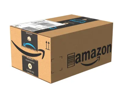 Amazon Box 1A PBR 18 Low-poly 3D model