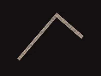 Medieval Ruler Low-poly 3D model