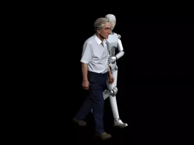 Intelligent machine servant 3D model