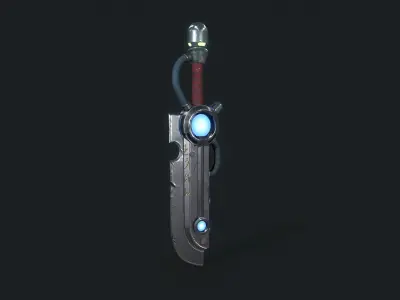 Sword Game asset Low-poly 3D model