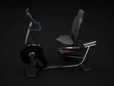 Recline Cardio Machine 3D model