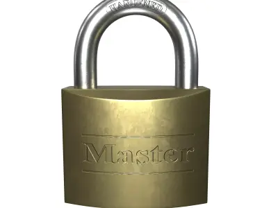 Padlock 3D model by alexsoft