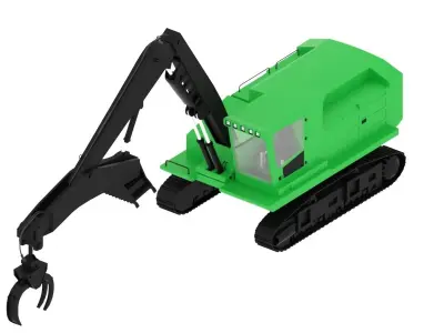 Forestry Swing Machine 3D model