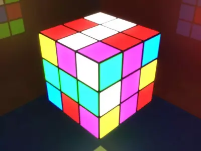 Rubik cube 3D model purchase