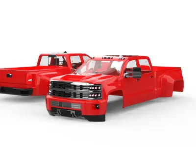 Rc body shell of 22 deffrent cars and trucks 3D print model