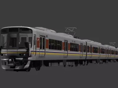 JR 223 Trainset 3D model